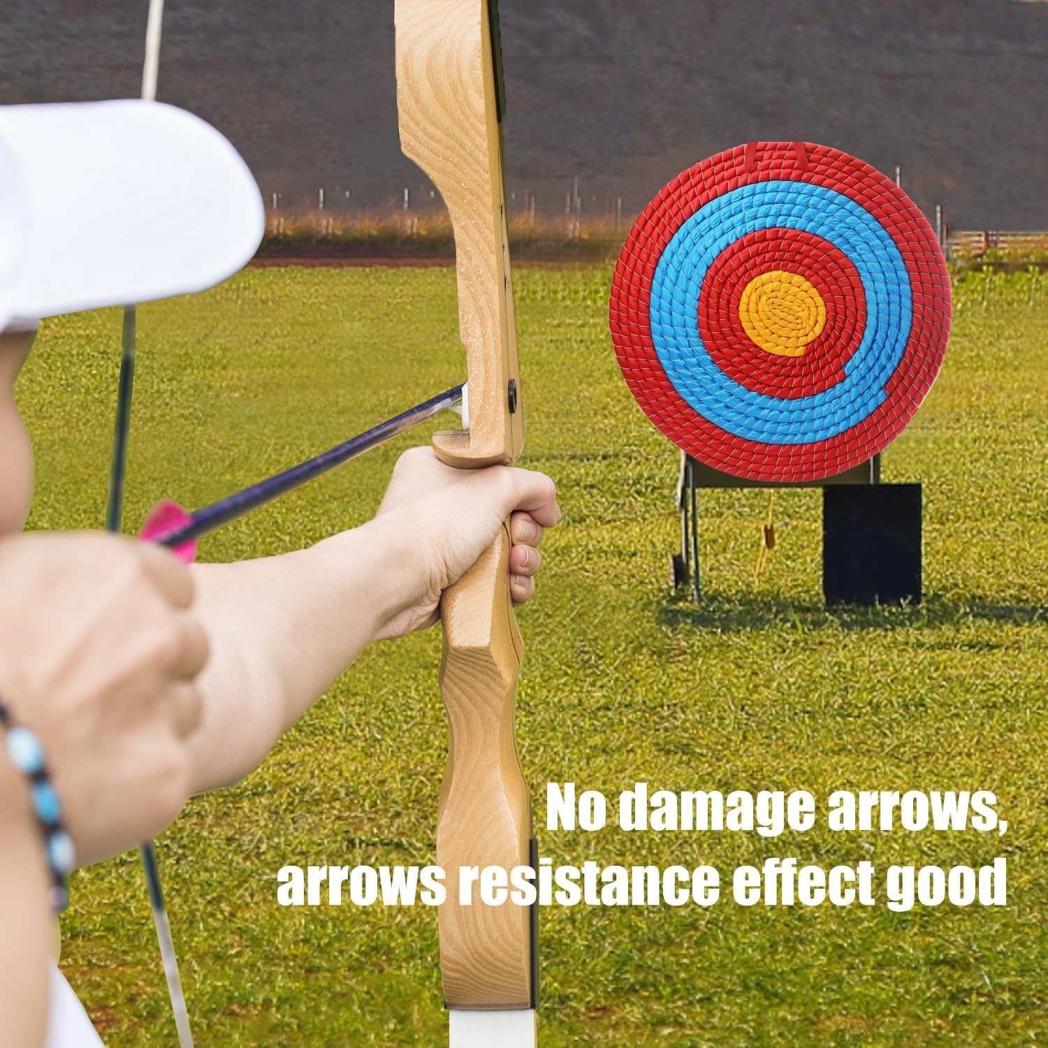 Handmade Straw Archery Target 20"