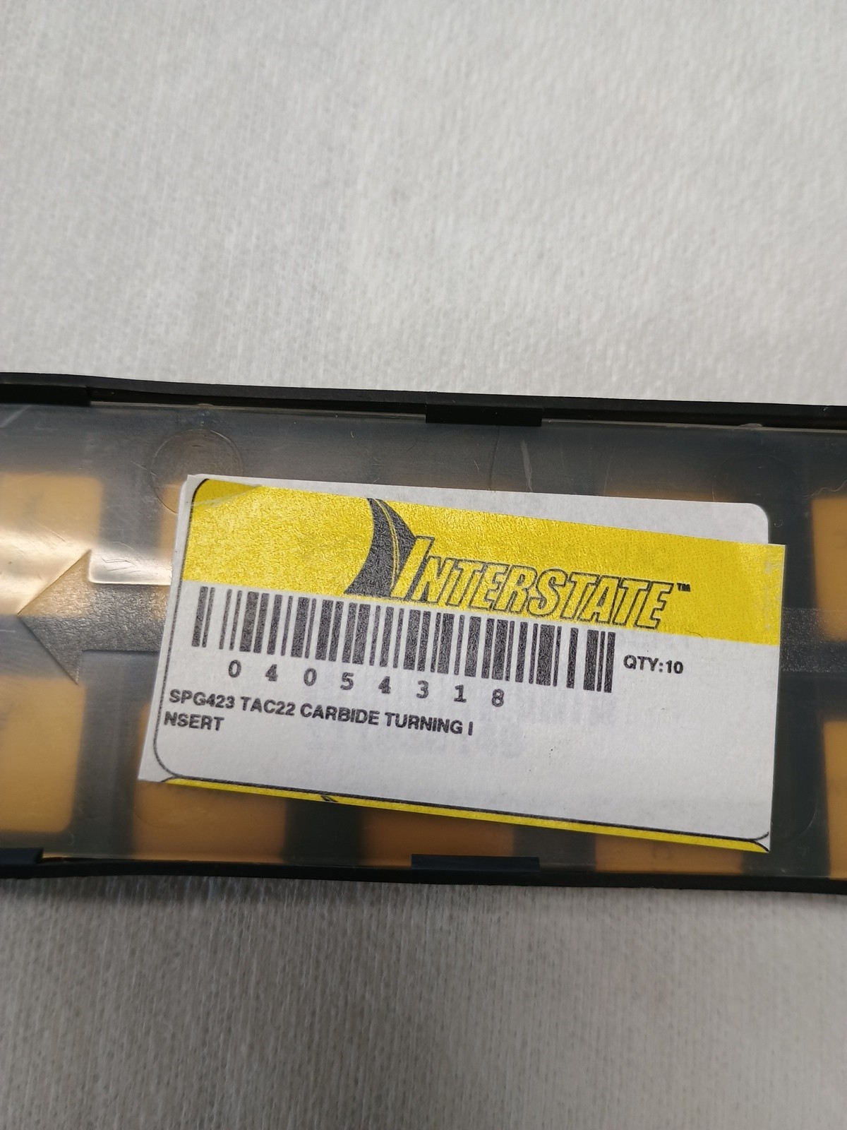 Lathe Mill Carbide Turning Insert SPG423 TAC22 Interstate 10 pcs