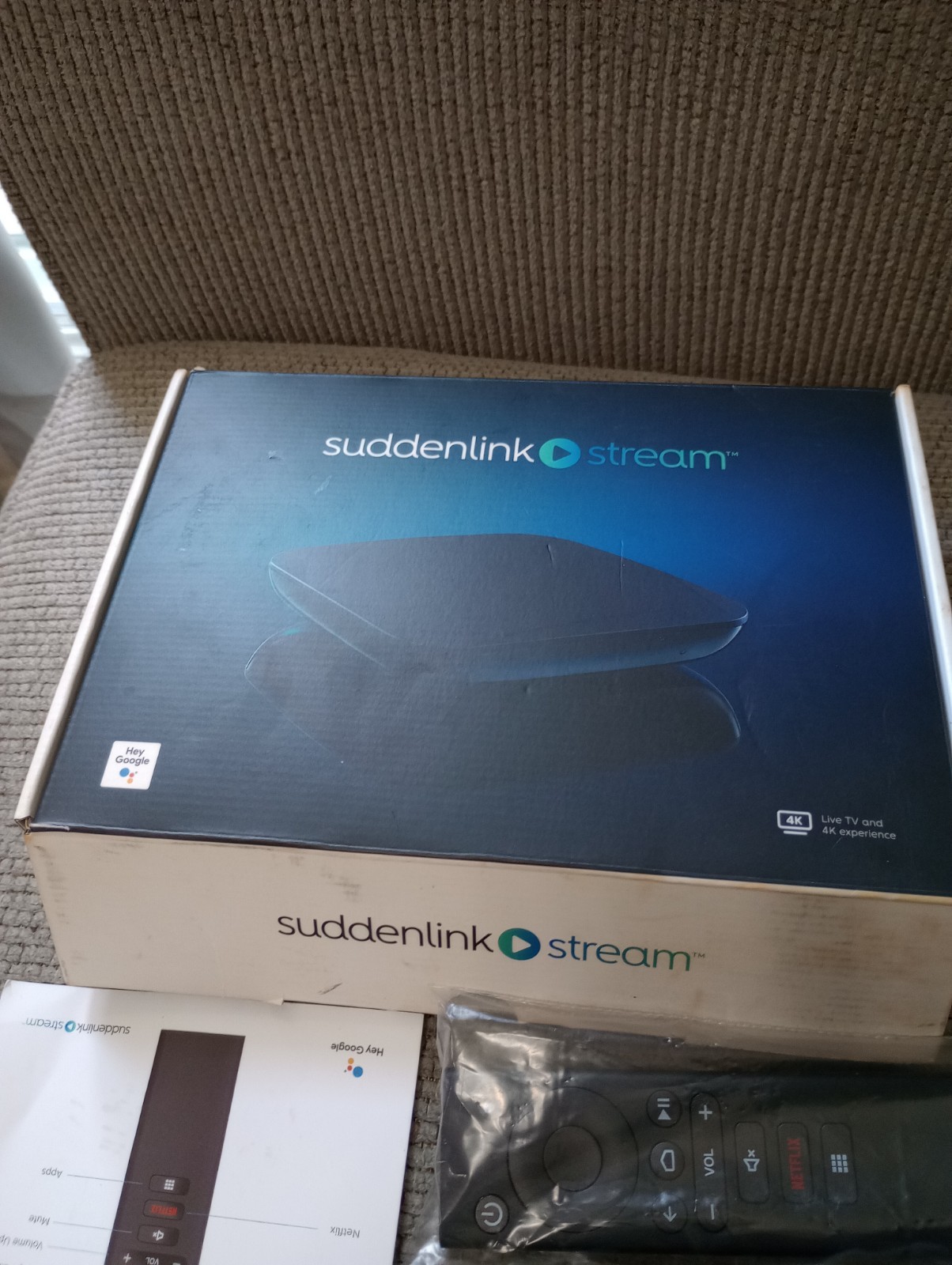 Suddenlink Stream Box 4k Live TV Streaming Altice DV8555/ open box