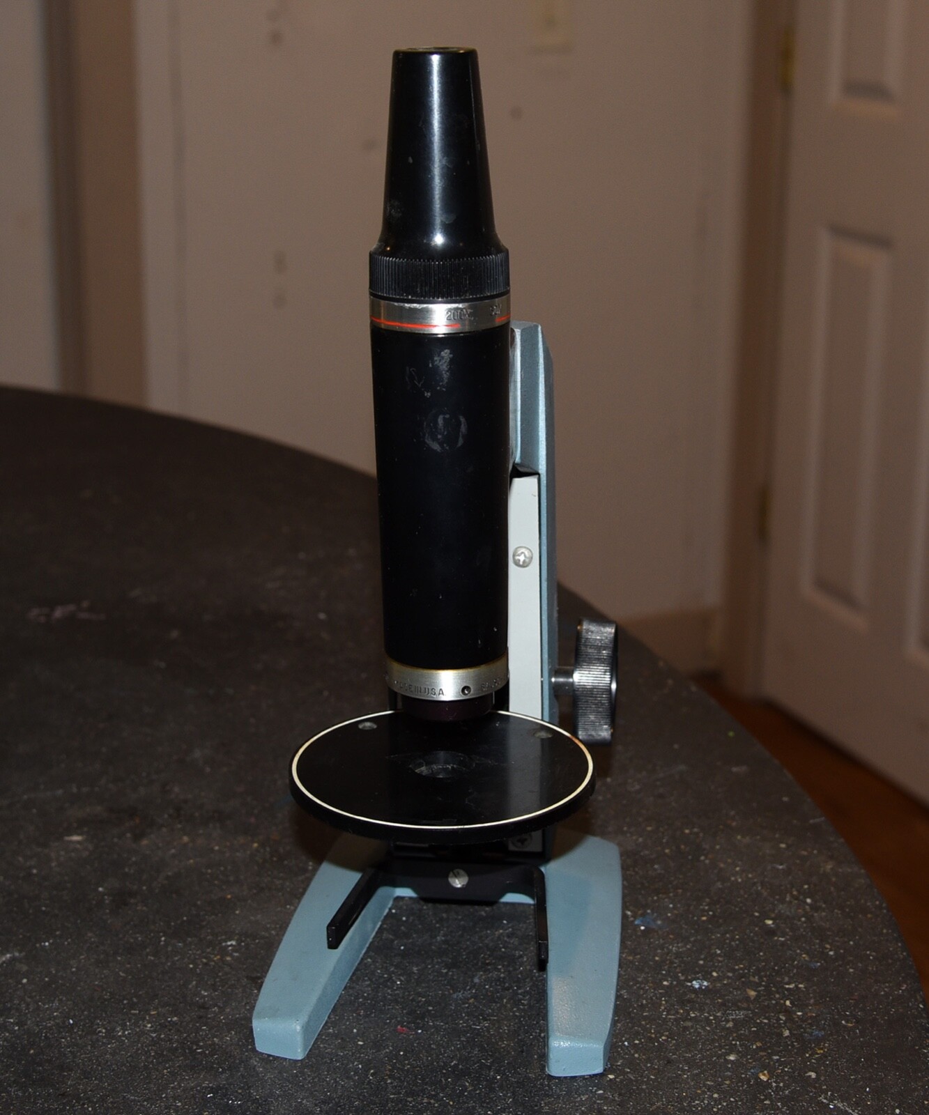 Vintage Bausch & Lomb Zoom Microscope 50x 200x