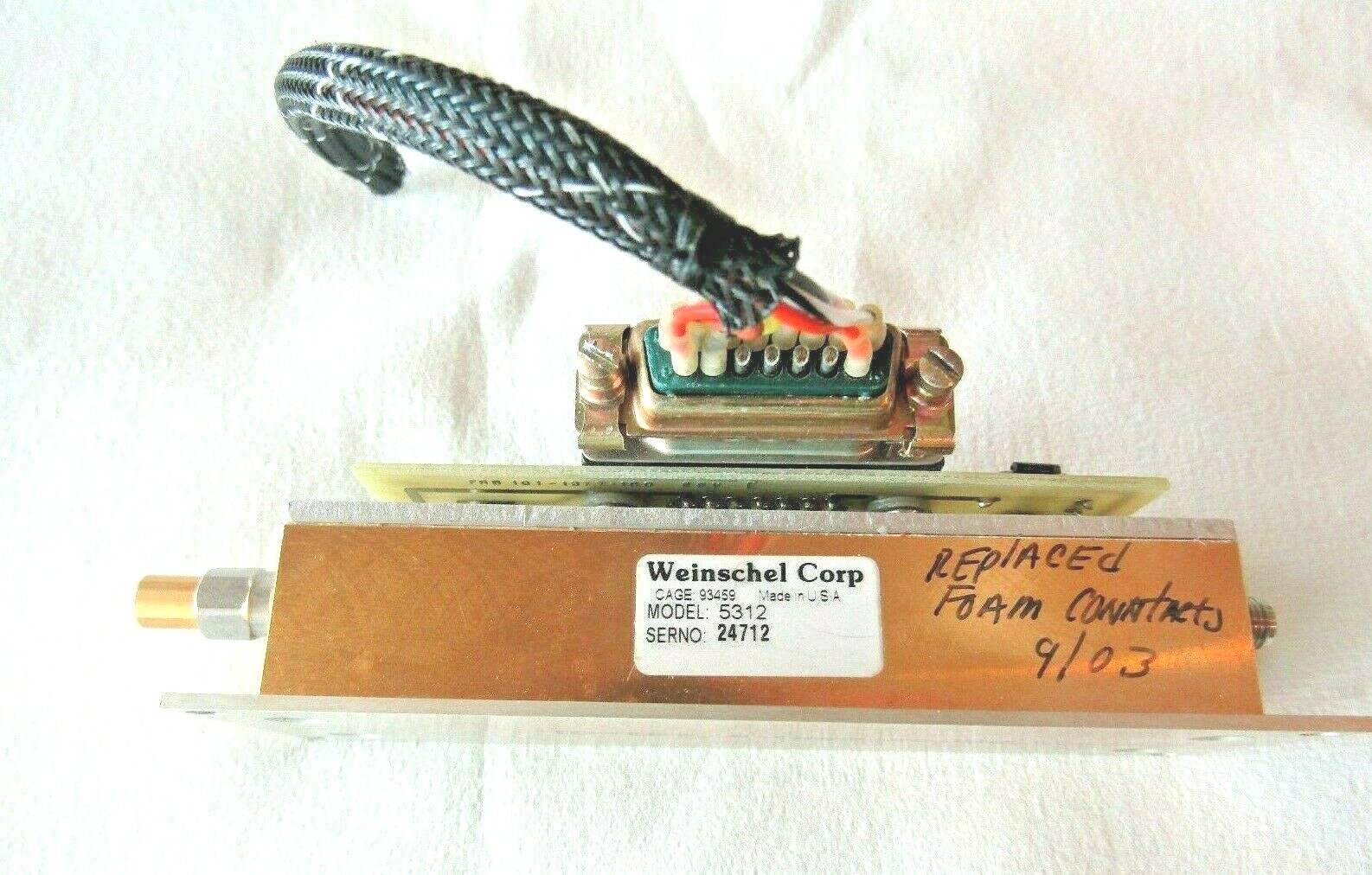 Weinschel Programmable Step Attenuator Model 5312