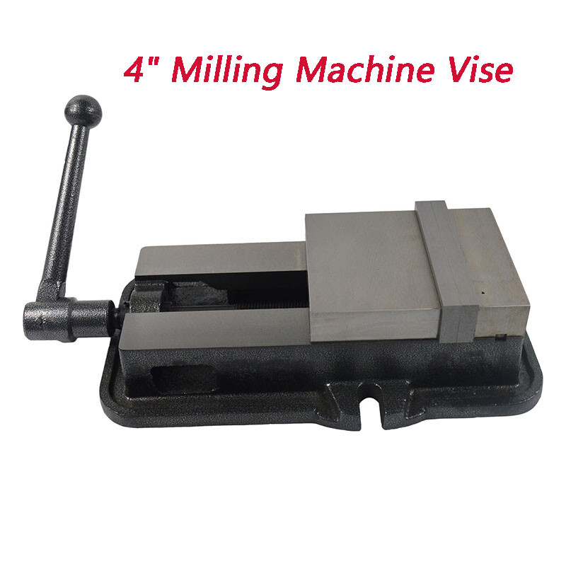 4" Milling Drilling Machine Clamp Vice Vise Flat Tongs Table Vice Precision