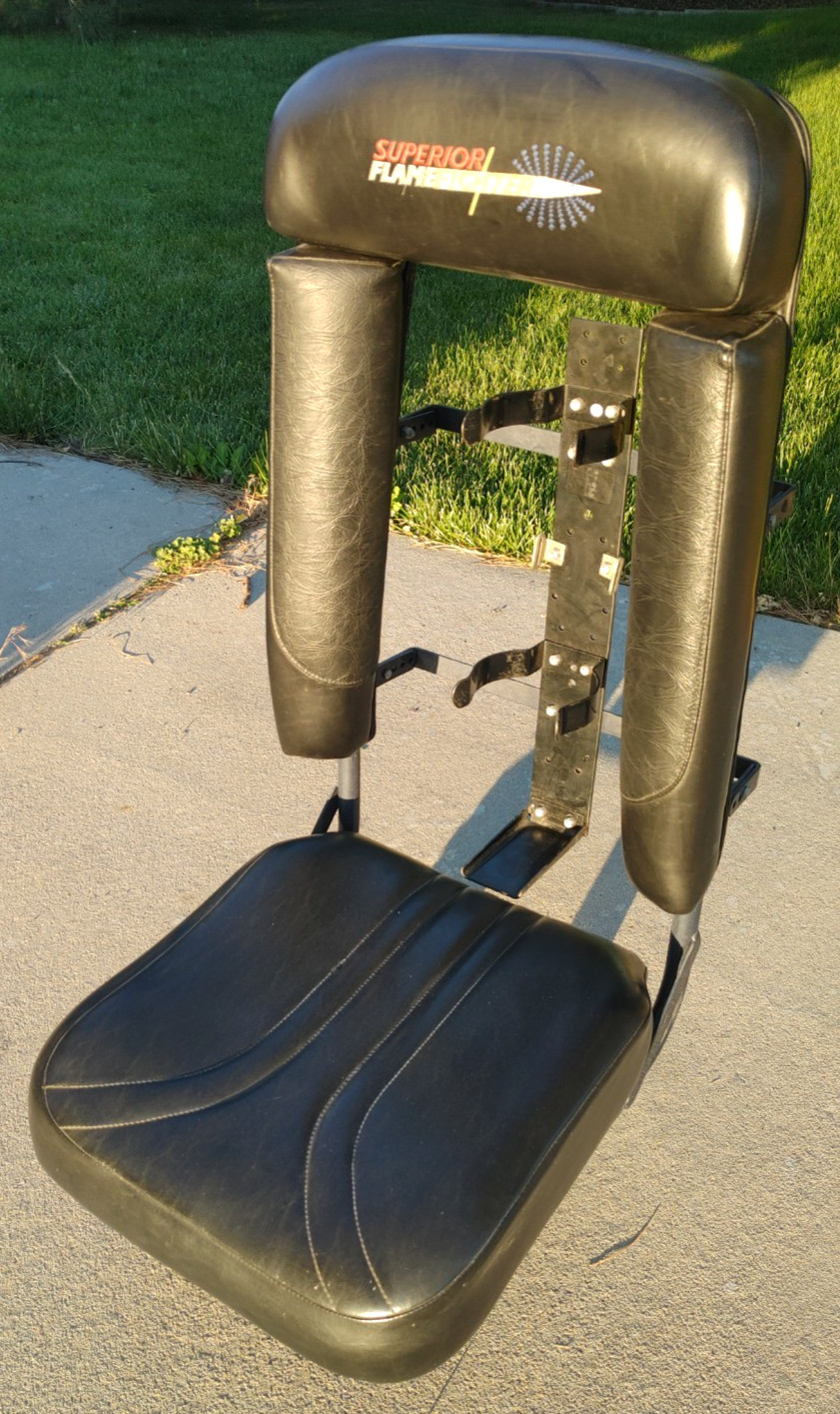 Superior Flamefighter Flame Fighter SCBA Seat Firefighter Fire Truck Firetruck