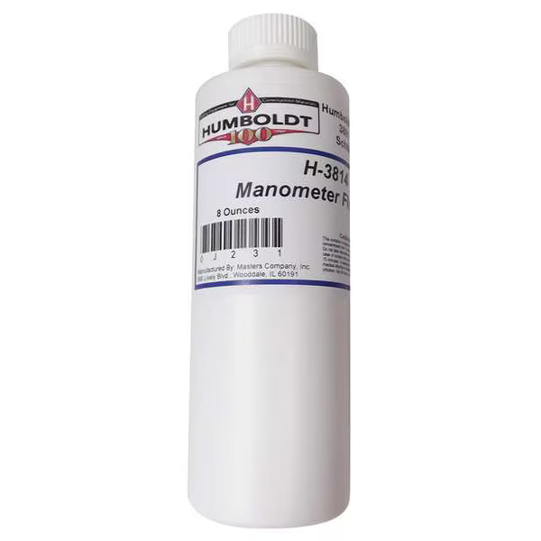 Manufacturer Varies Manometer Fluid,8oz (240ml) 5MZC5 Manufacturer Varies 5MZC5