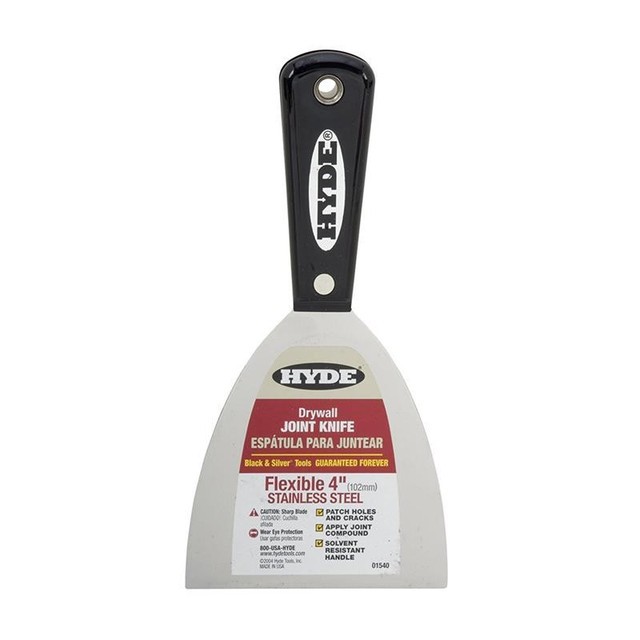 Hyde Tools 4 Inch Stainless Steel Flex Joint Knife