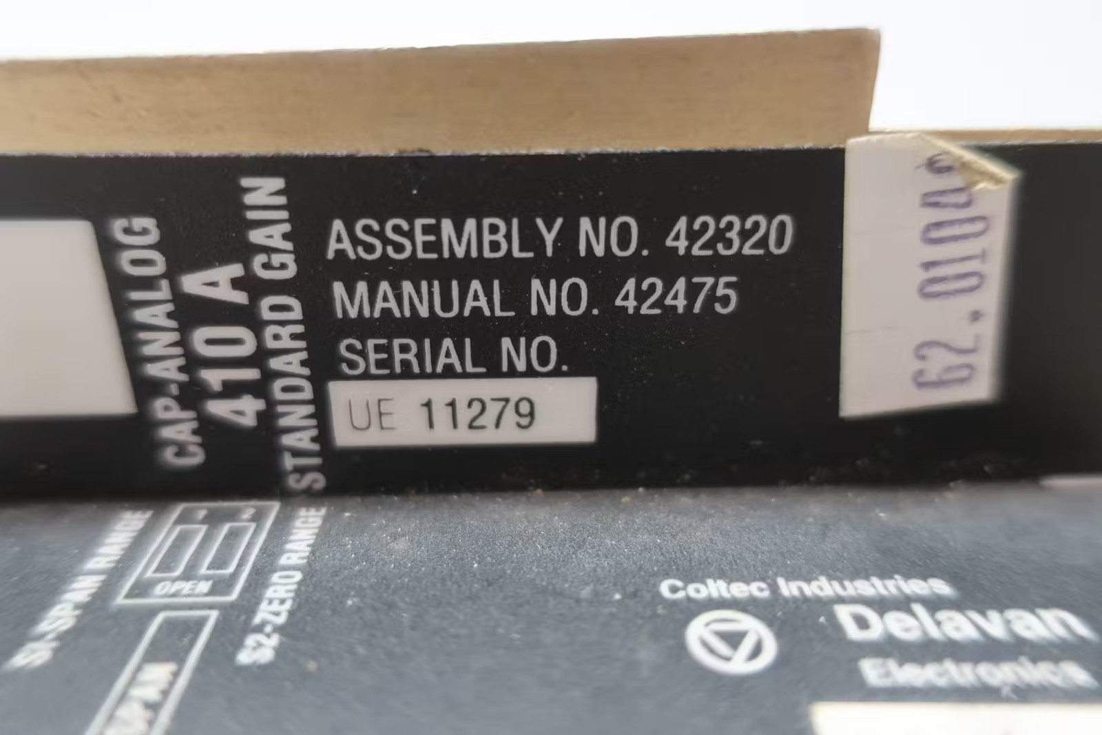 Delavan 42320 Cap Analog Transmitter