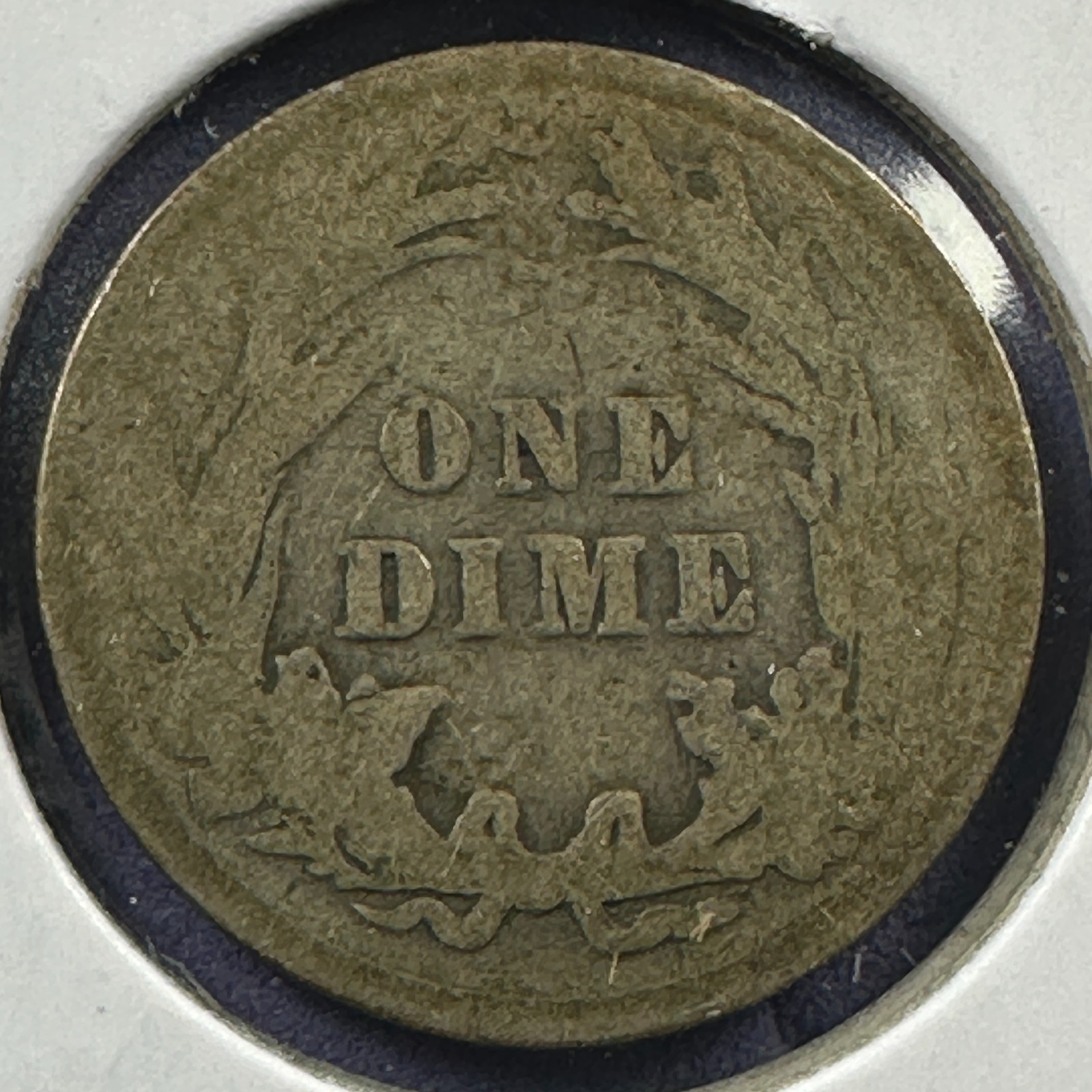 1907 10C Barber Dime (90347)