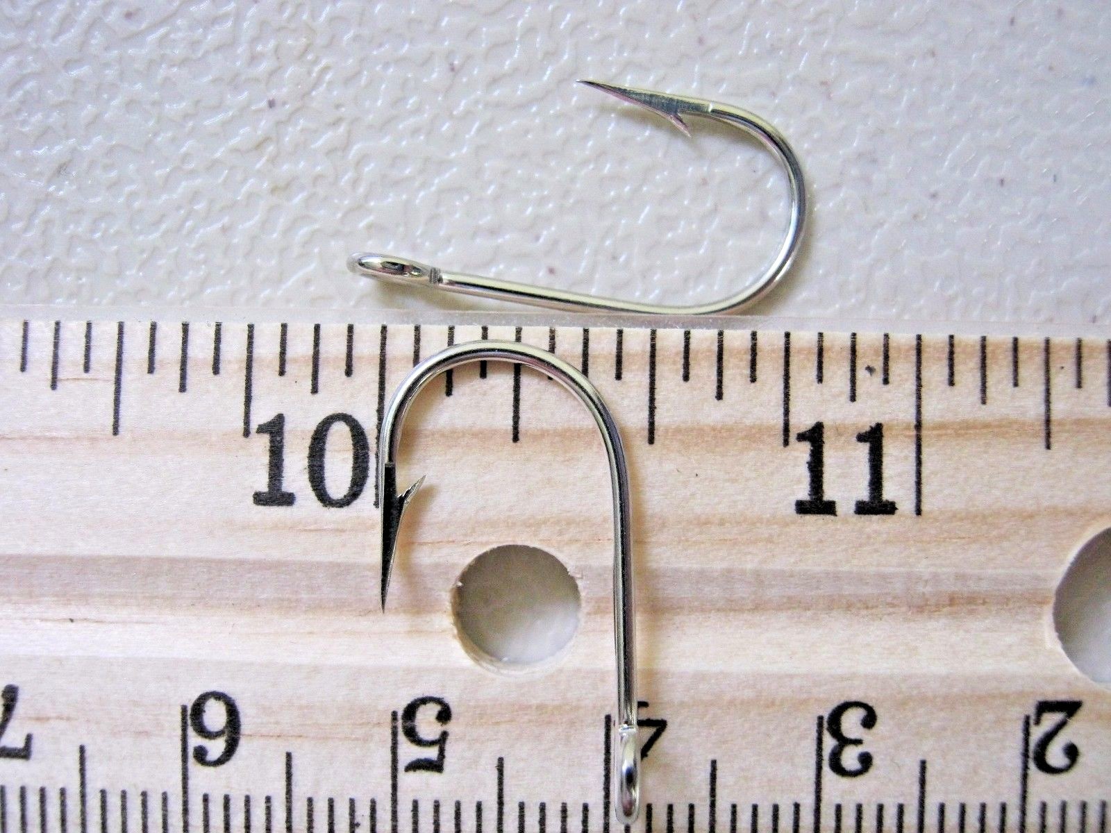 100 Eagle claw closed eye siwash nickel hooks FL209 size 4 spoons spinners trout