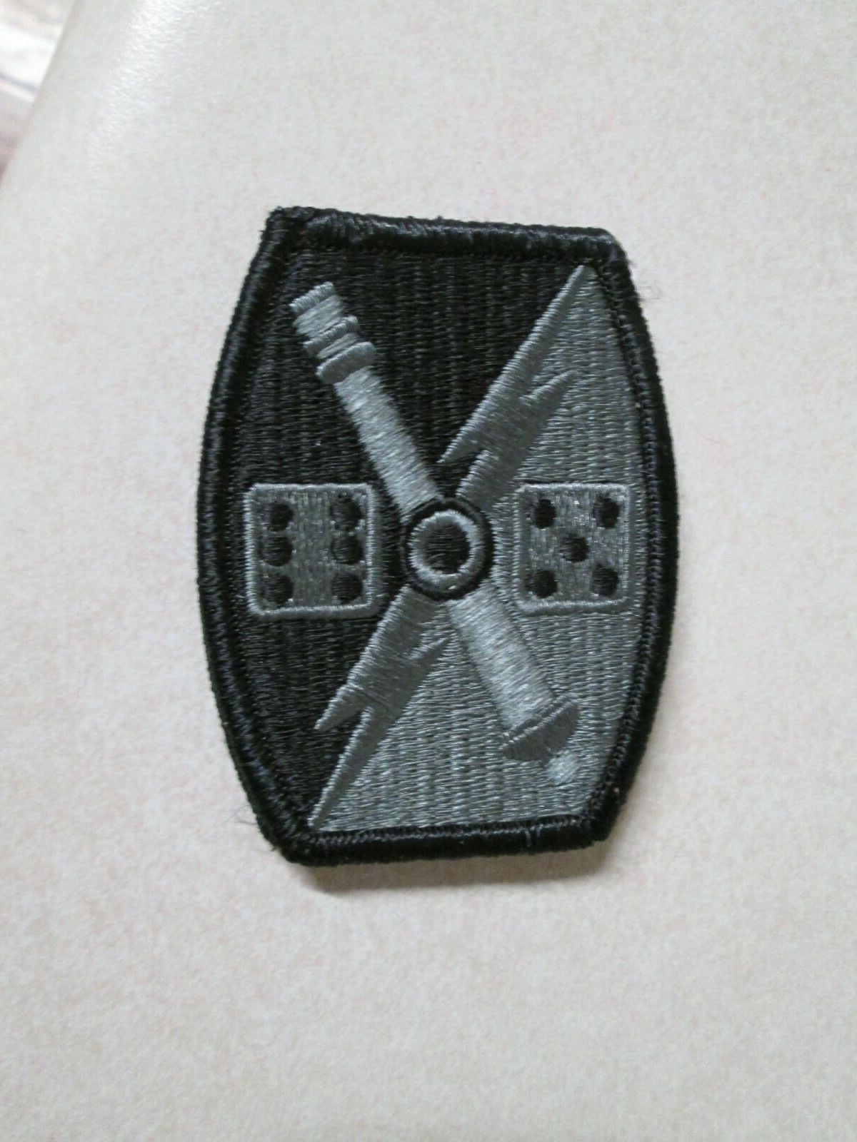 MILITARY PATCH US ARMY HOOK LOOP BACK FOR ACU UNIFORM 65TH FIRES BRIGADE