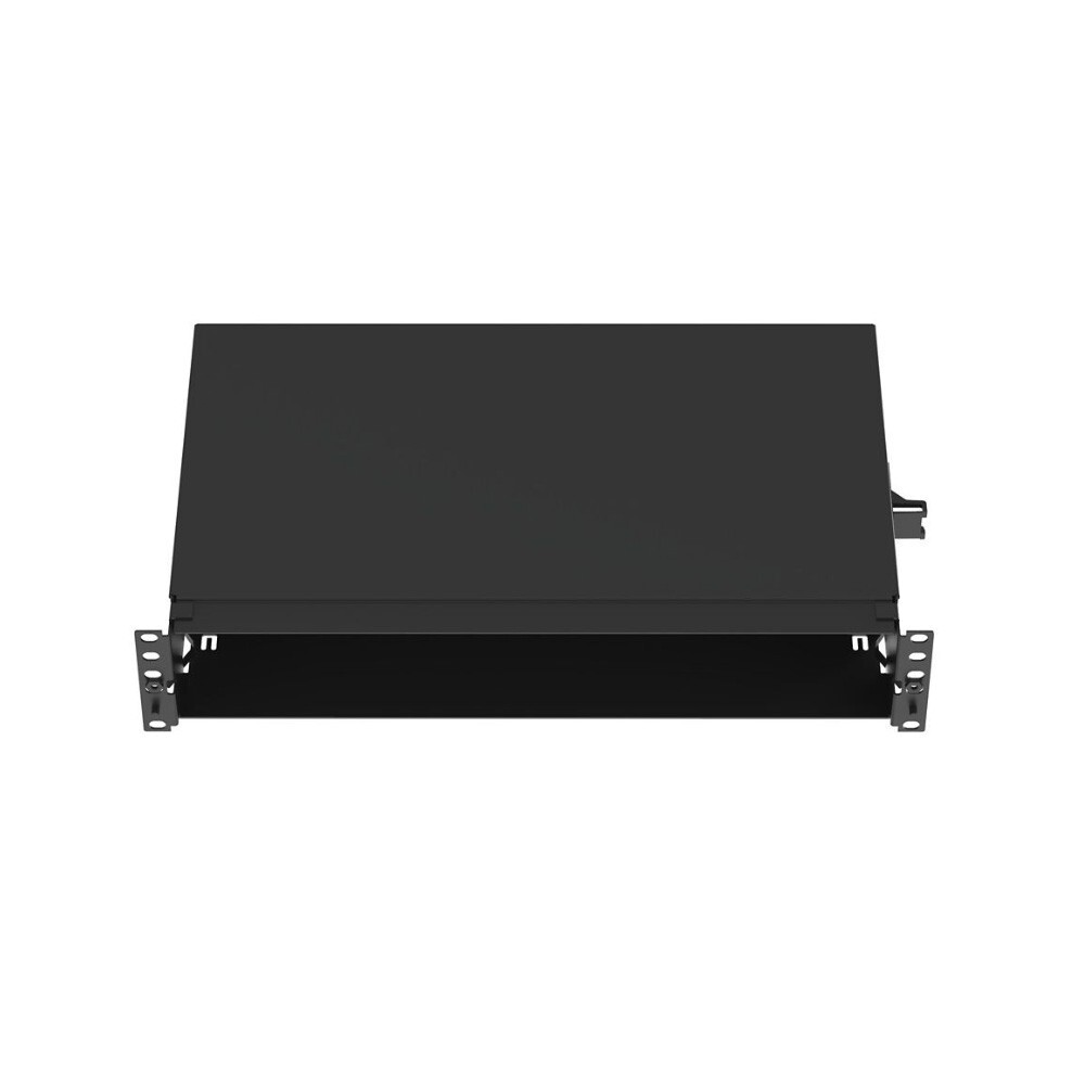 Panduit FMT2 8-Port 2U Rack Steel Fiber Optic Straight Tray Black