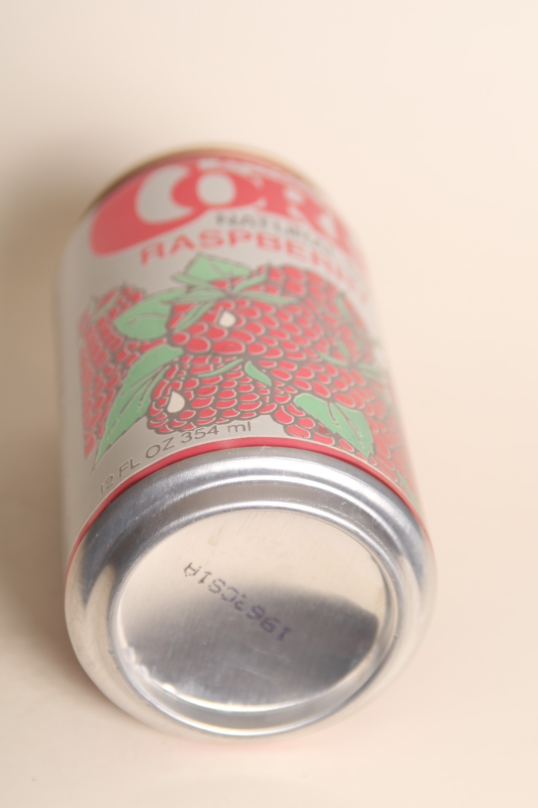 Robert Corr Raspberry soda can