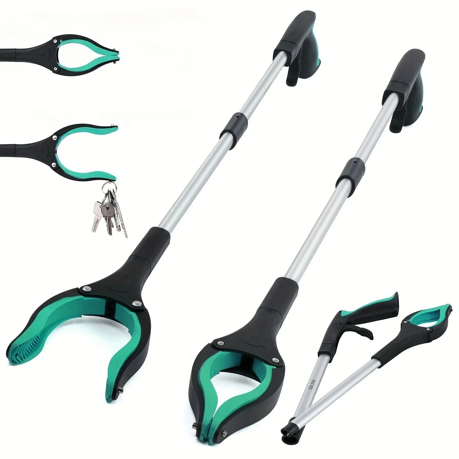 Heavy Grabber Tool Industrial Pick Up Stick Hand Grip Reach Trash Reacher