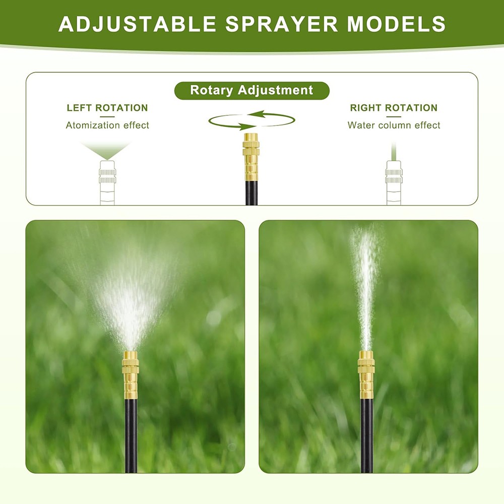 30M/100FT Automatic Drip Irrigation System Kit Garden Watering System Plants