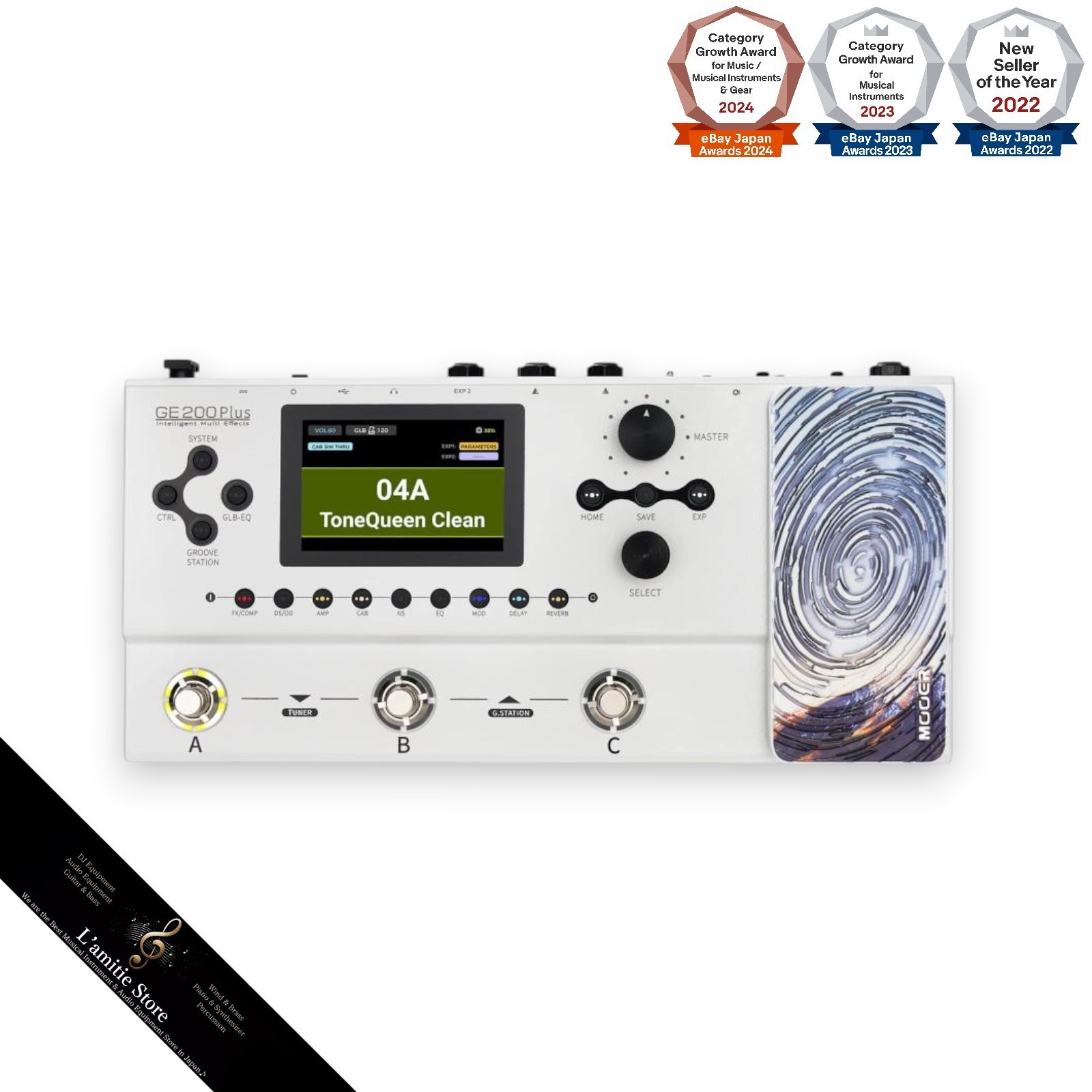 MOOER GE200 Plus Multi Effector GE 200 Amplifier Japan Rare New