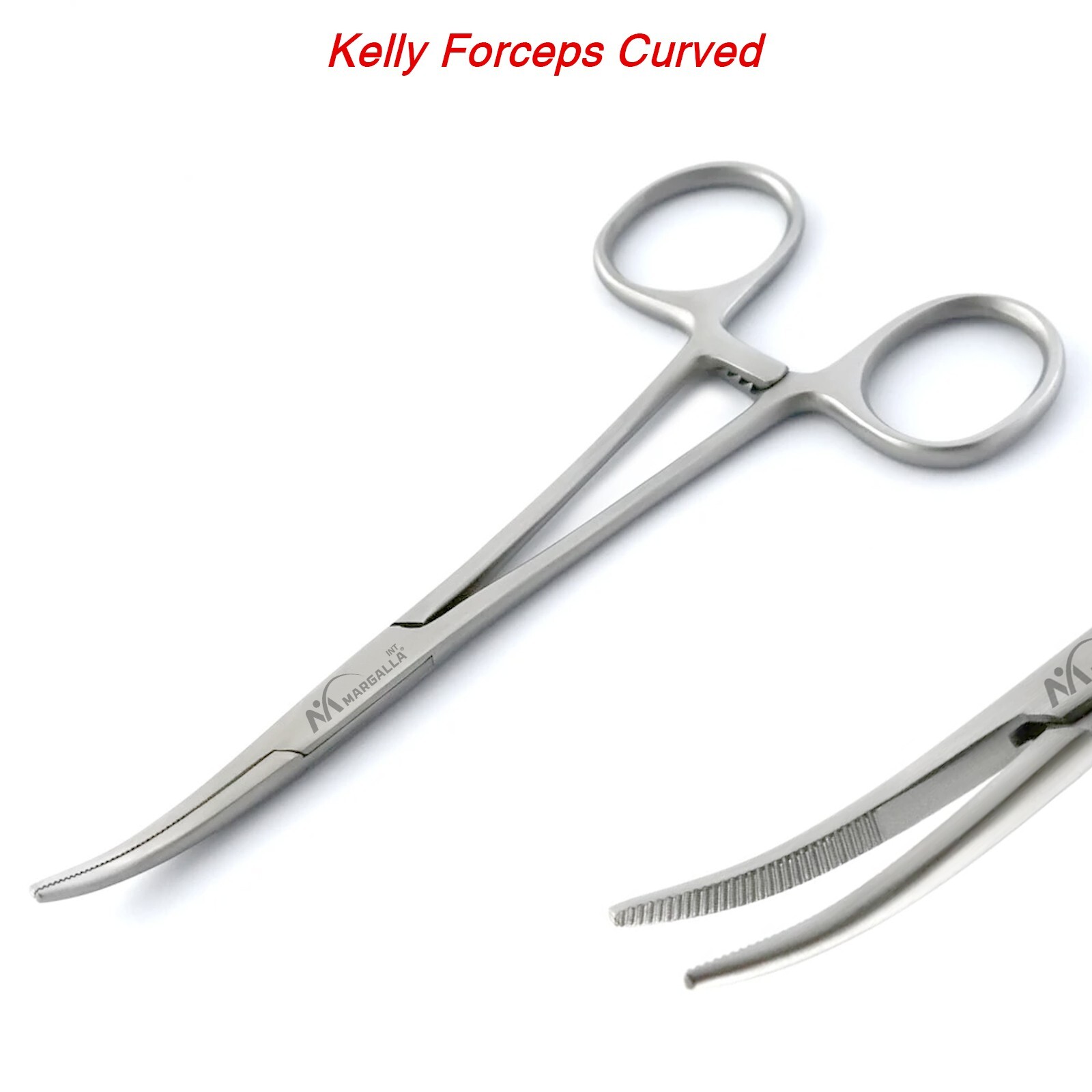 Kelly Hemostat Forceps 5.50" Curved Surgical Dental Instruments German Grade