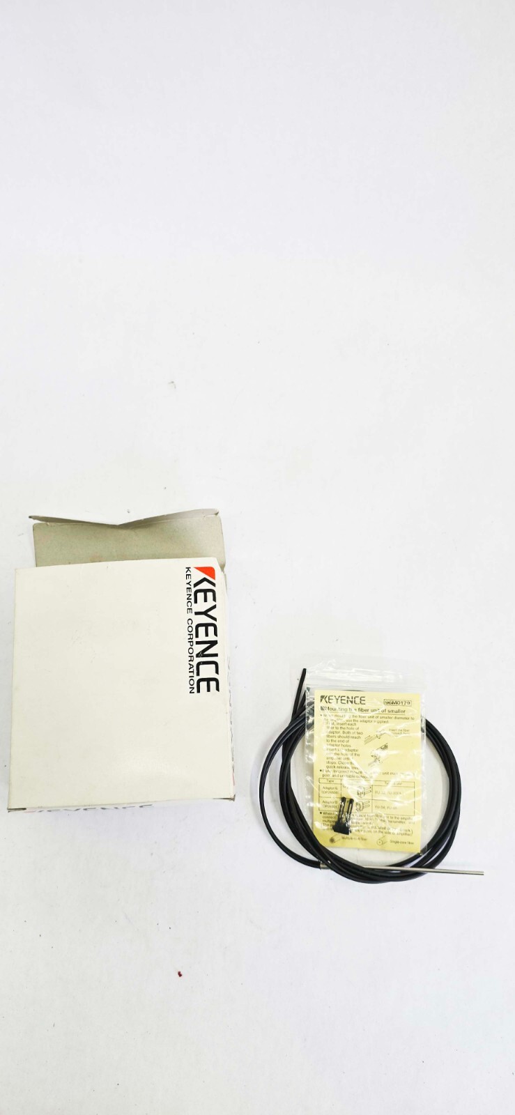 Keyence FU-33 FU33 Diffusive Side Reflective Fiber Optic Sensor Unit