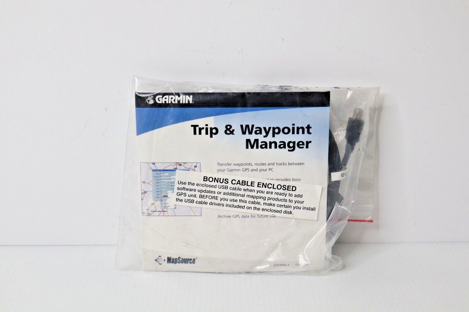 Garmin MapSource Trip & Waypoint Manager with USB Cable 007-00570-00