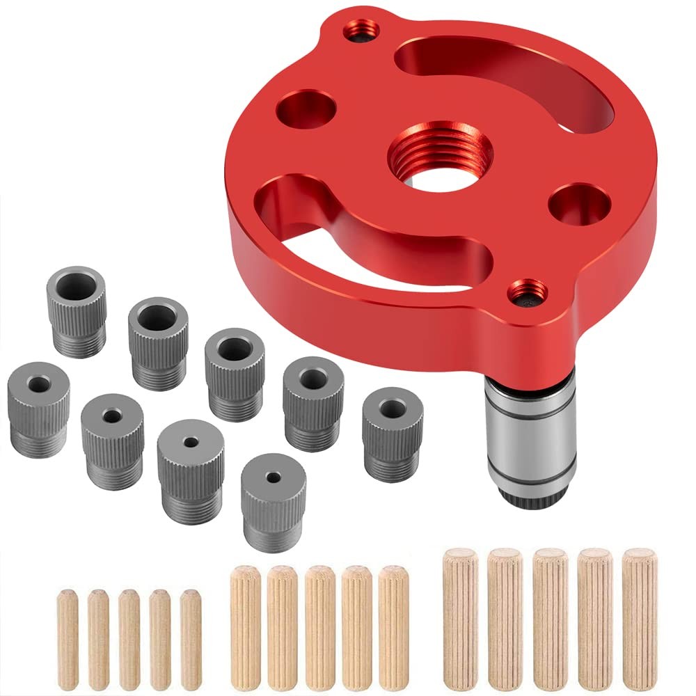 Self Centering Doweling Jig, Dowel Drill Guide 2/3/4/5/6/7/8/9/10mm Handheld ...