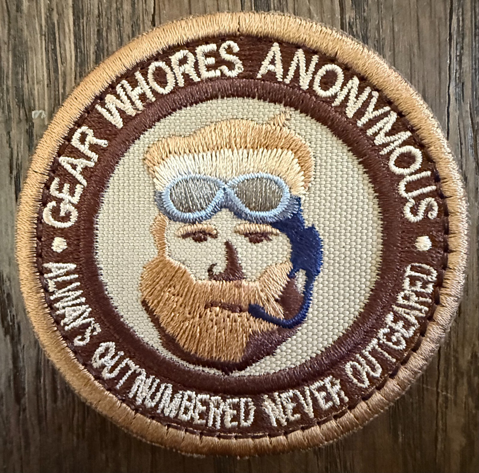 GWA Crew "OG Operator Always Outnumbered Never Outgeared" Patch