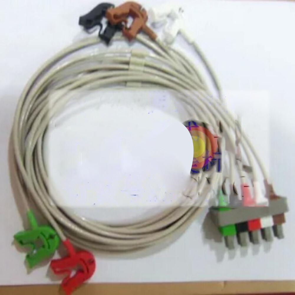 For PHILIPS M1623A 5 Lead ECG Safety Cable Lead Sets Adult REF: 989803104511