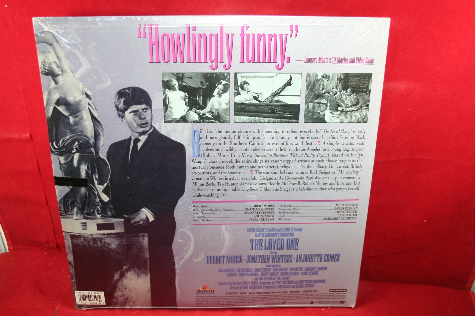 Laserdisc B * The Loved One * Robert Morse Jonathan Winters Anjanette Comer