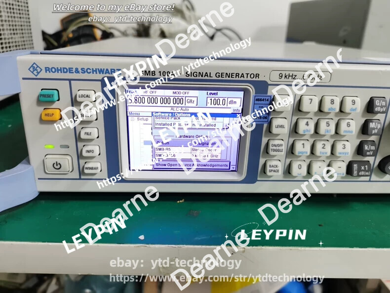 1PCS Rohde & Schwarz SMB100A RF Microwave Signal Generator - 9 kHz to 6 GHz