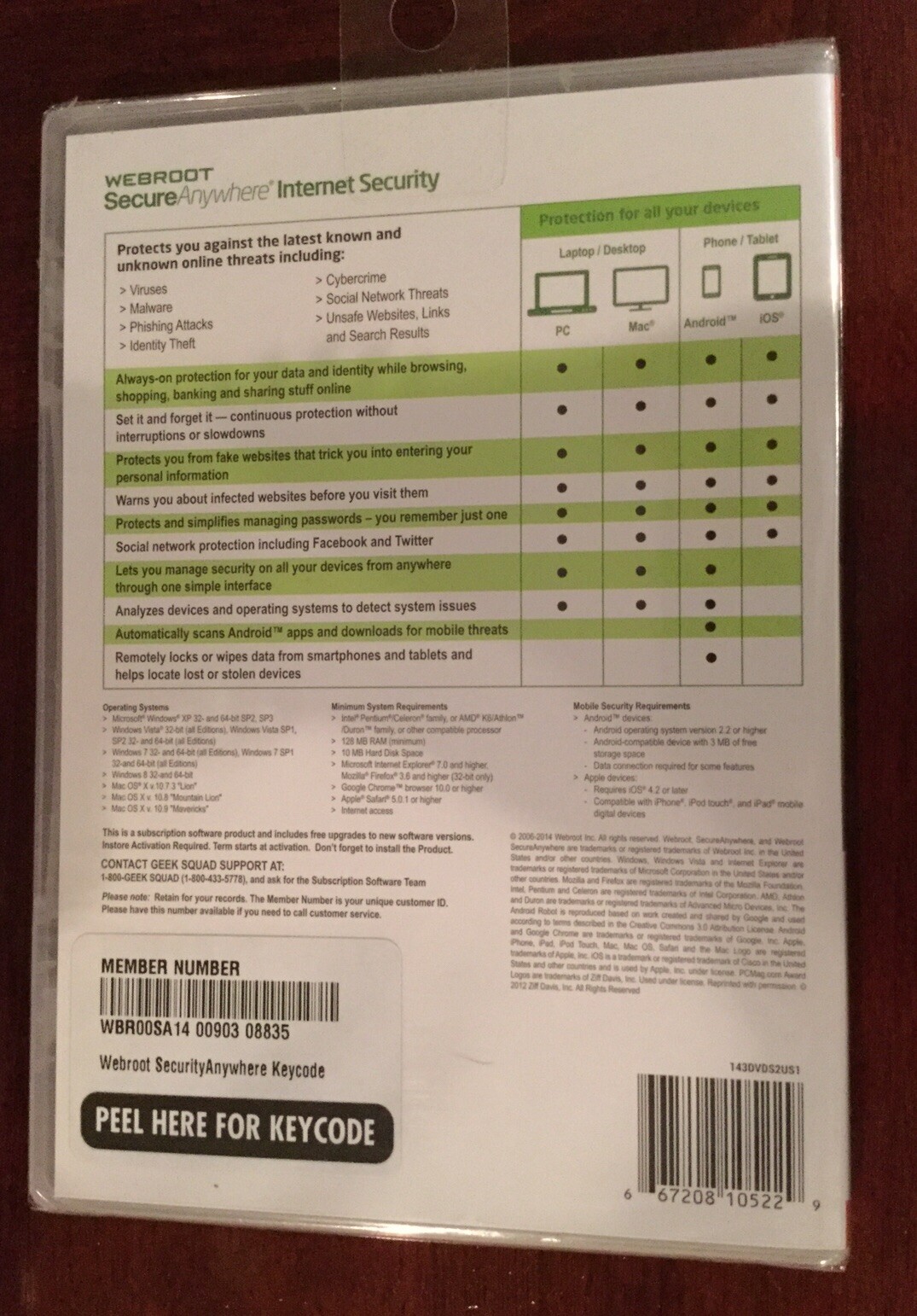 Webroot SecureAnywhere Internet Security Full Version for PC Mac & Mobile