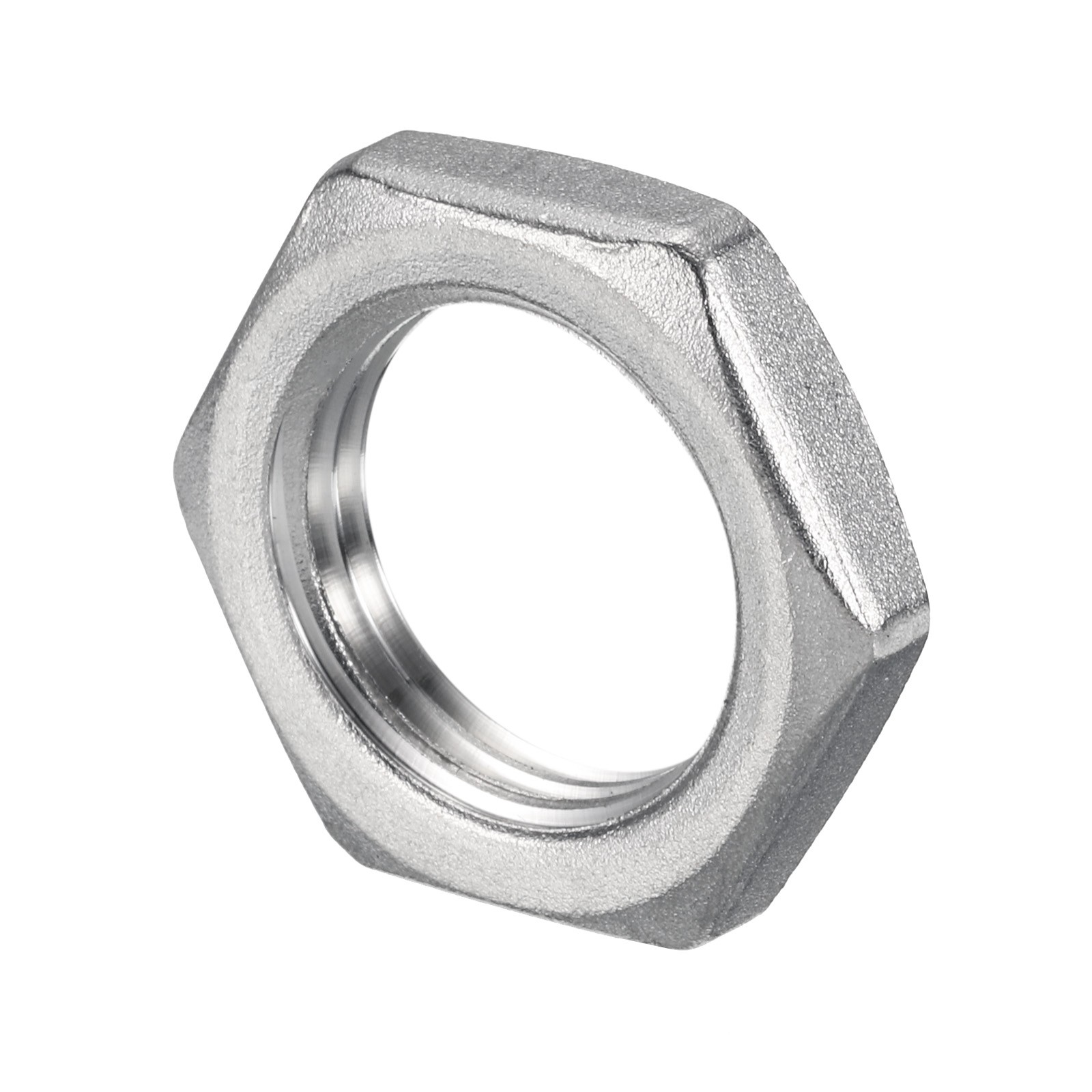 5 Pcs Cast Pipe Fitting Hex Locknut Nut G 1/2" Female Thread (DN15)