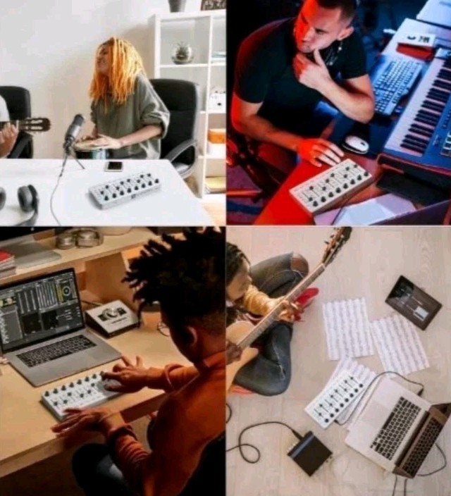 Vangoa VMX8 Wireless Midi Controller Mixer usb Console 8-Channel mac/pc/daw LED