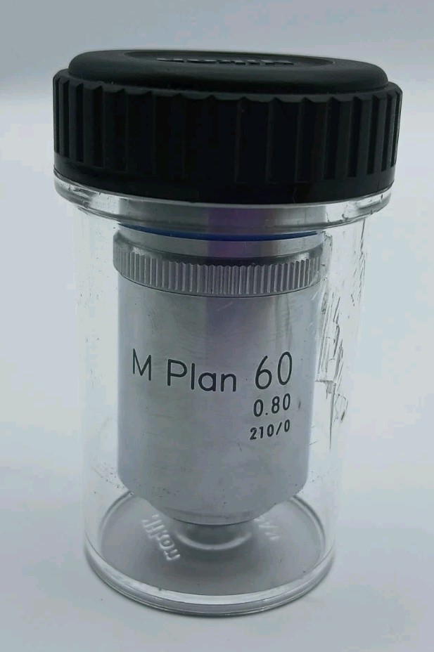 Nikon 321886 M Plan 60x 0.80 210/0 Metallurgical Microscope Objective Lens