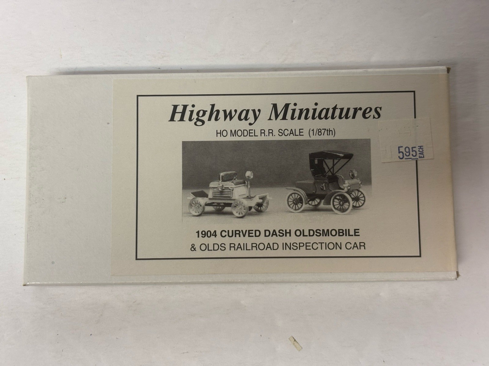 Jordan Highway Miniatures 360-228 1904 Curved Dash Oldsmobile & Inspection Car
