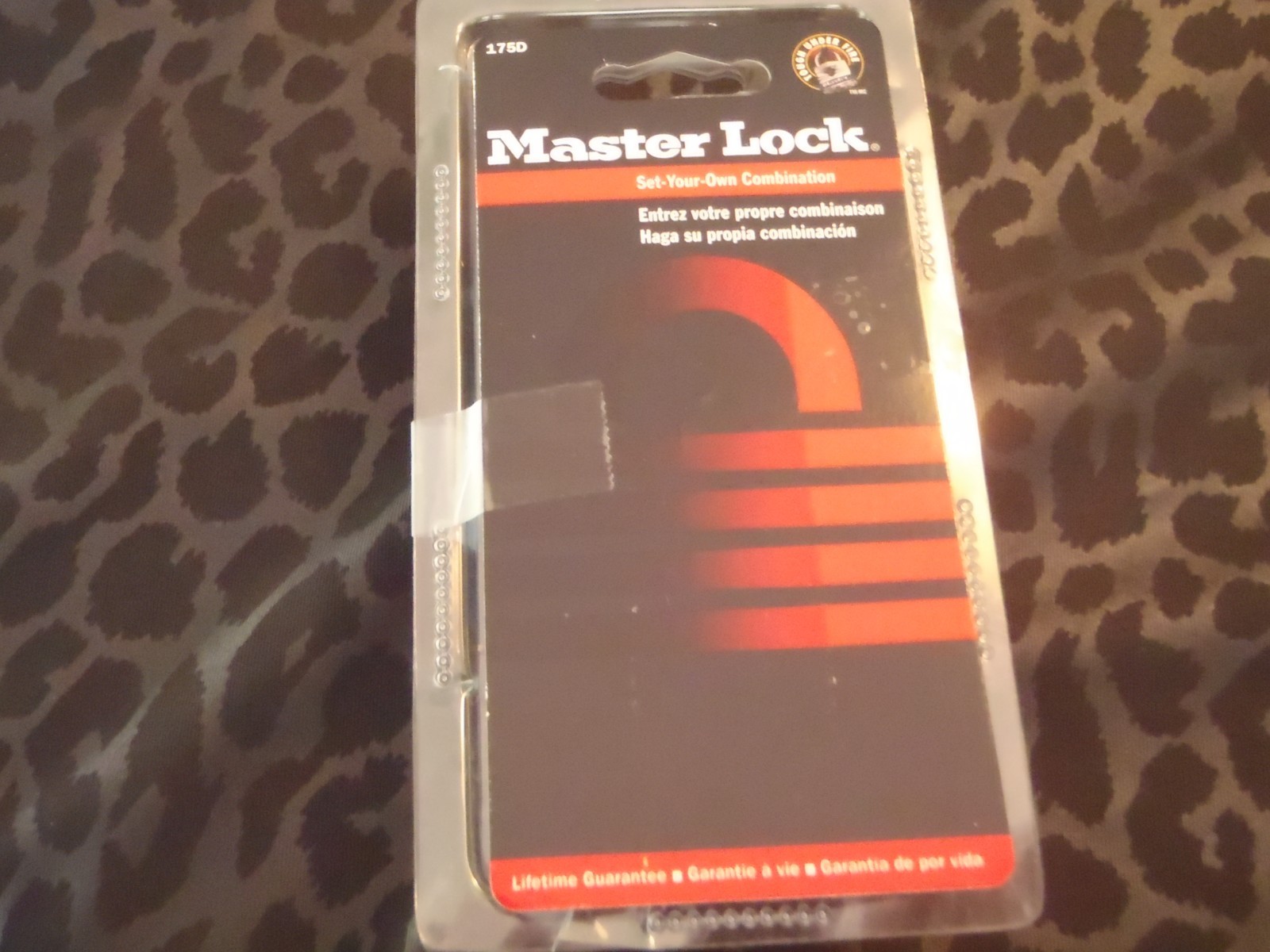 MASTER LOCK Padlock 175D ~ Set-Your-Own Combination, NEW