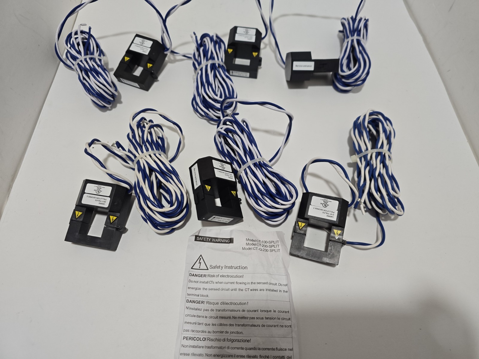 LOT 6 Enphase CT-100-Split/CT-200 Consumption Monitoring Core Open Box