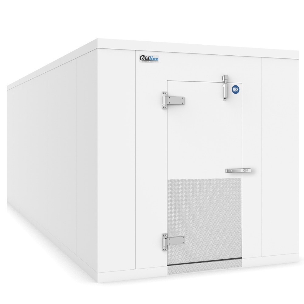 8.20 x 13.2 x 7.5ft White Walk-in Cooler Feezer Combo Box with Floor