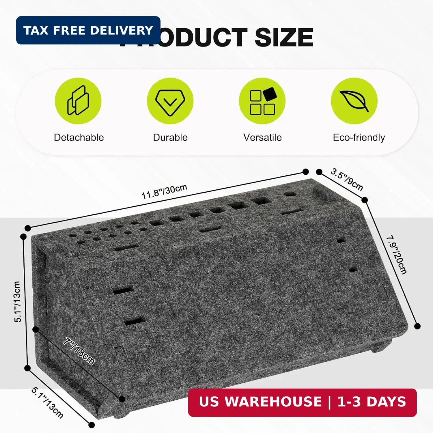 DOLLAR BOSS 3D Printer Tools Storage Box, Desktop Detachable Organizer for 3D Pr
