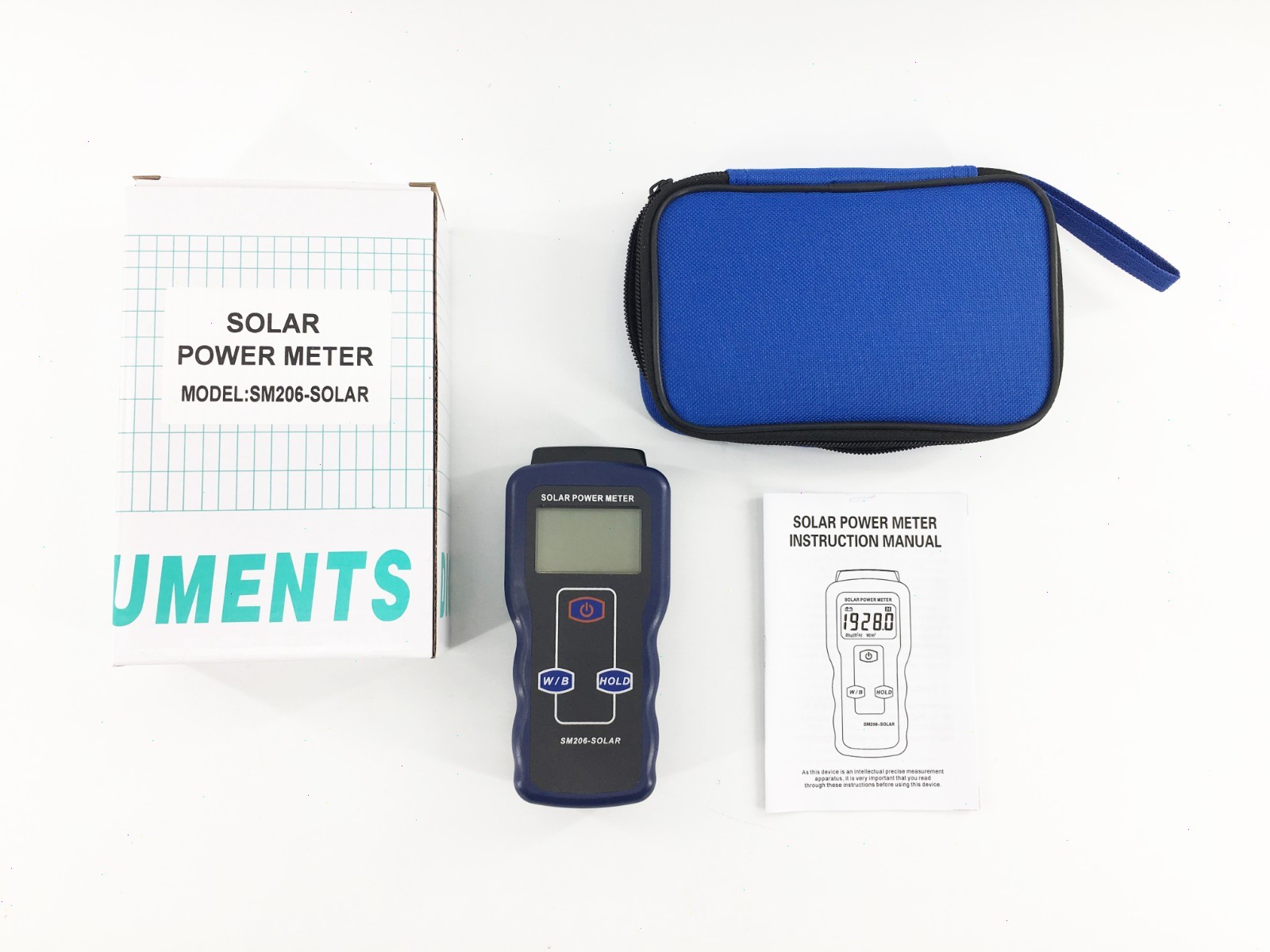 Solar Power Meter Solar Radiation Meter Tester For Testing Sun Light Radiation