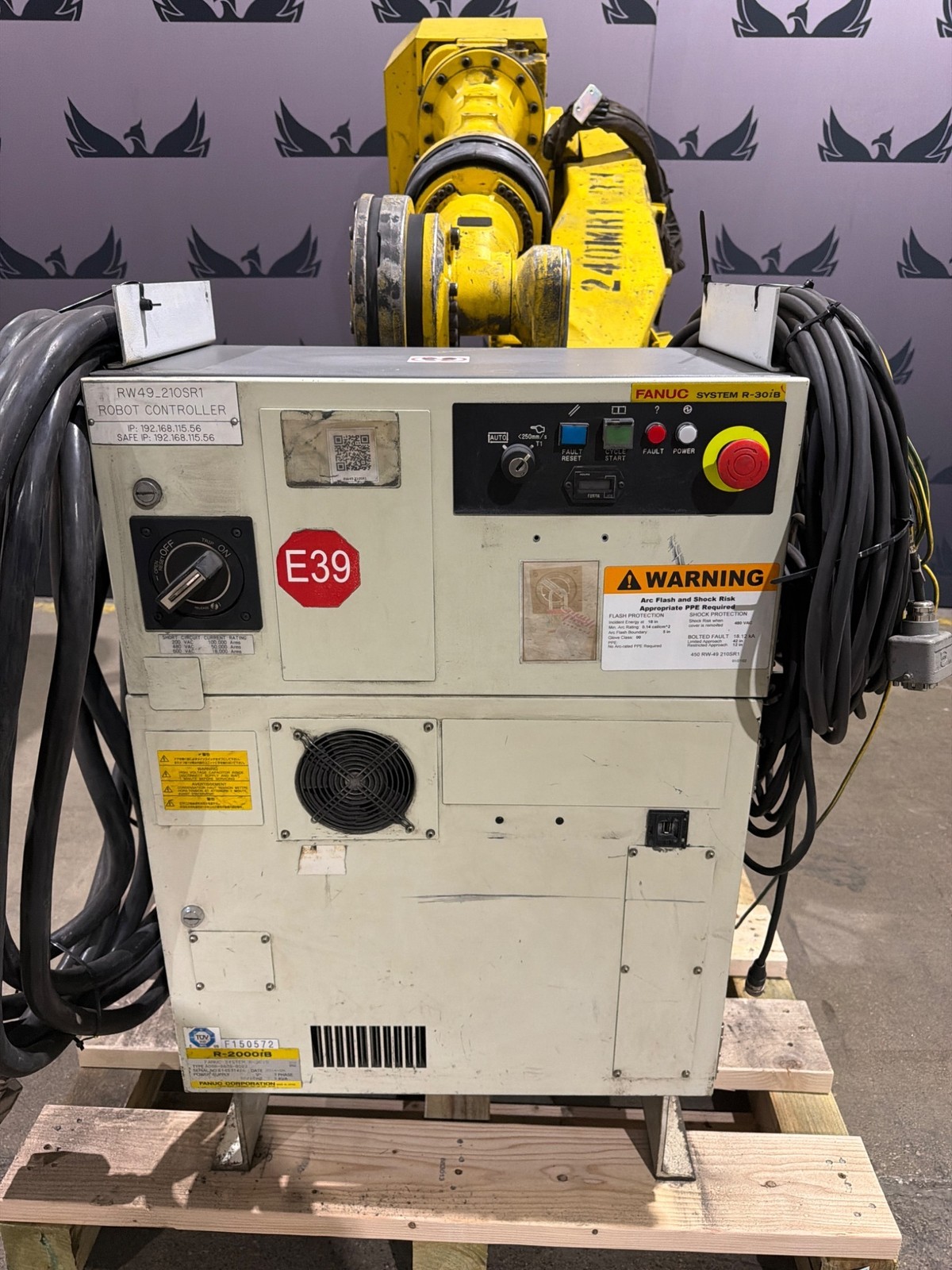 FANUC R-2000iB/210F Complete w/ R-30iB Controls USED