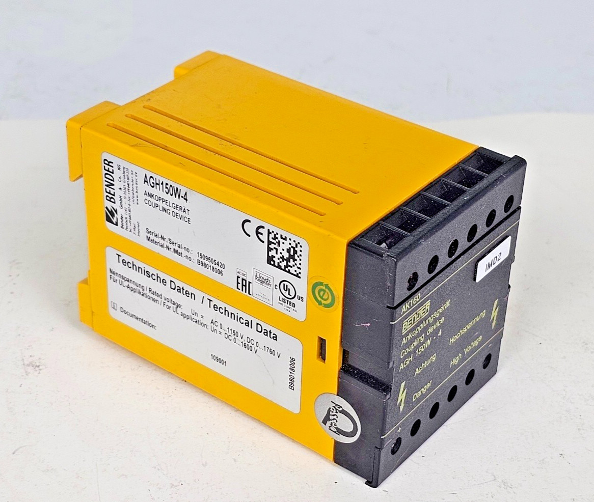 BENDER AGH150W-4 ankoppel gerat coupling device