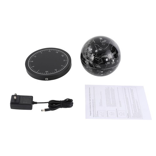 Magnetic Levitation Floating Globe Light LED World Map Rotating Night Lamp NEW