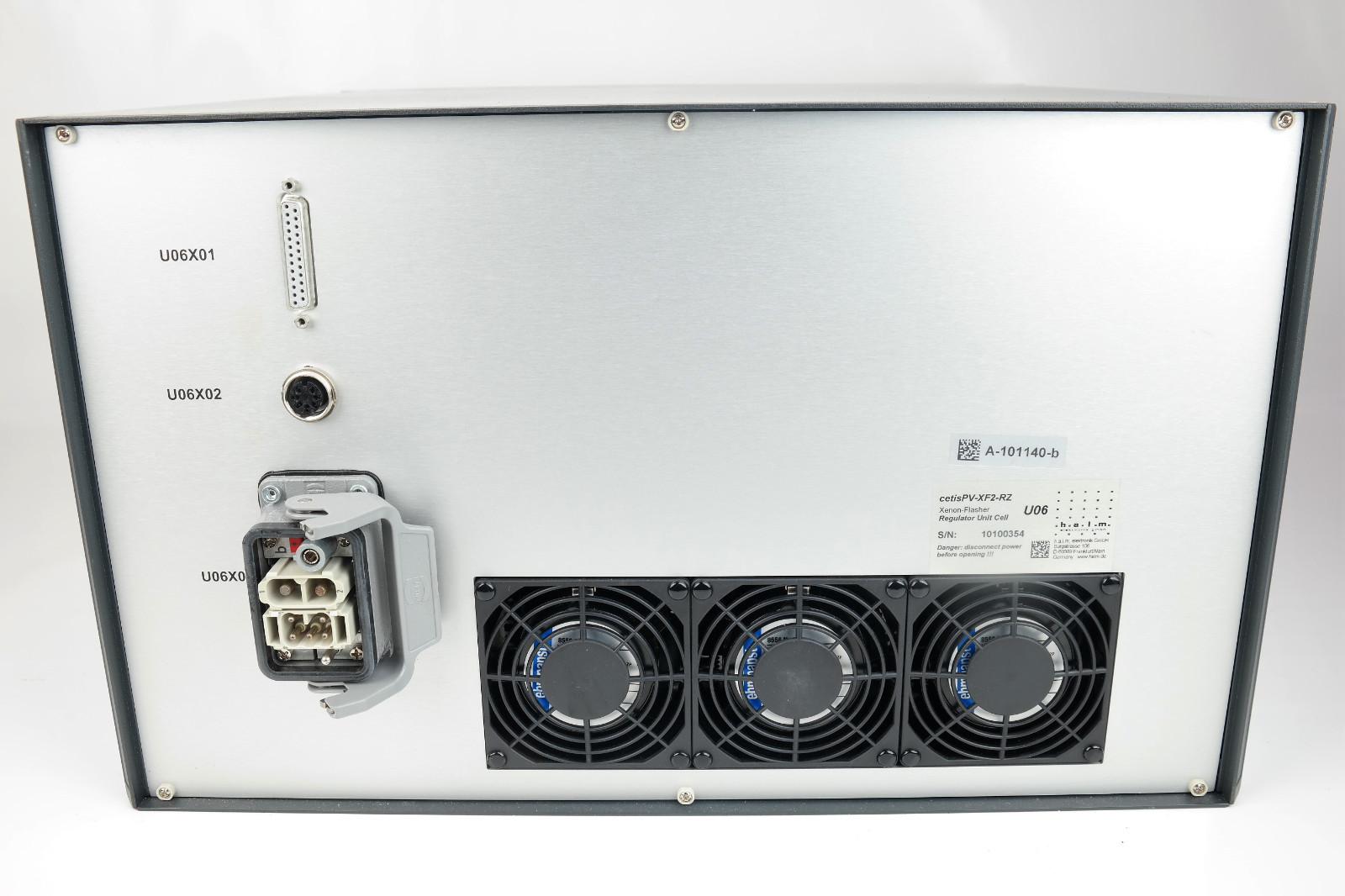 H.A.L.M. Cetispv-Xf2-R Xenon Flasher, Regulator Unit Cell Halm Solar Simulator