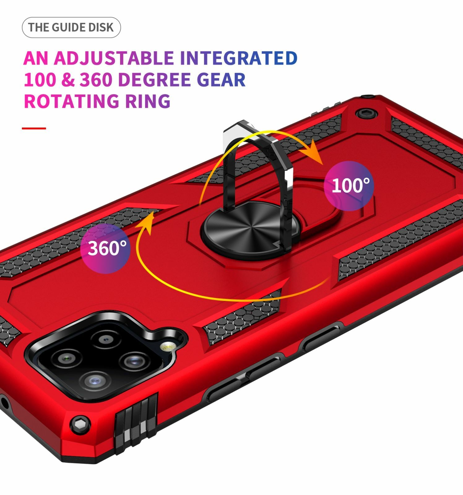 For Samsung Galaxy A42 5G Rugged Phone Case Shockproof Cover + Screen Protector