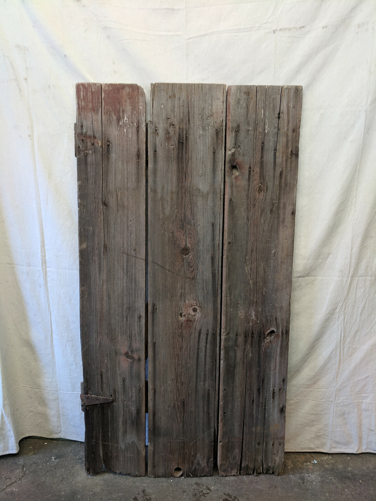 Reclaimed Wood Barn Door Sliding Barn Door Vintage Lumber Hinged