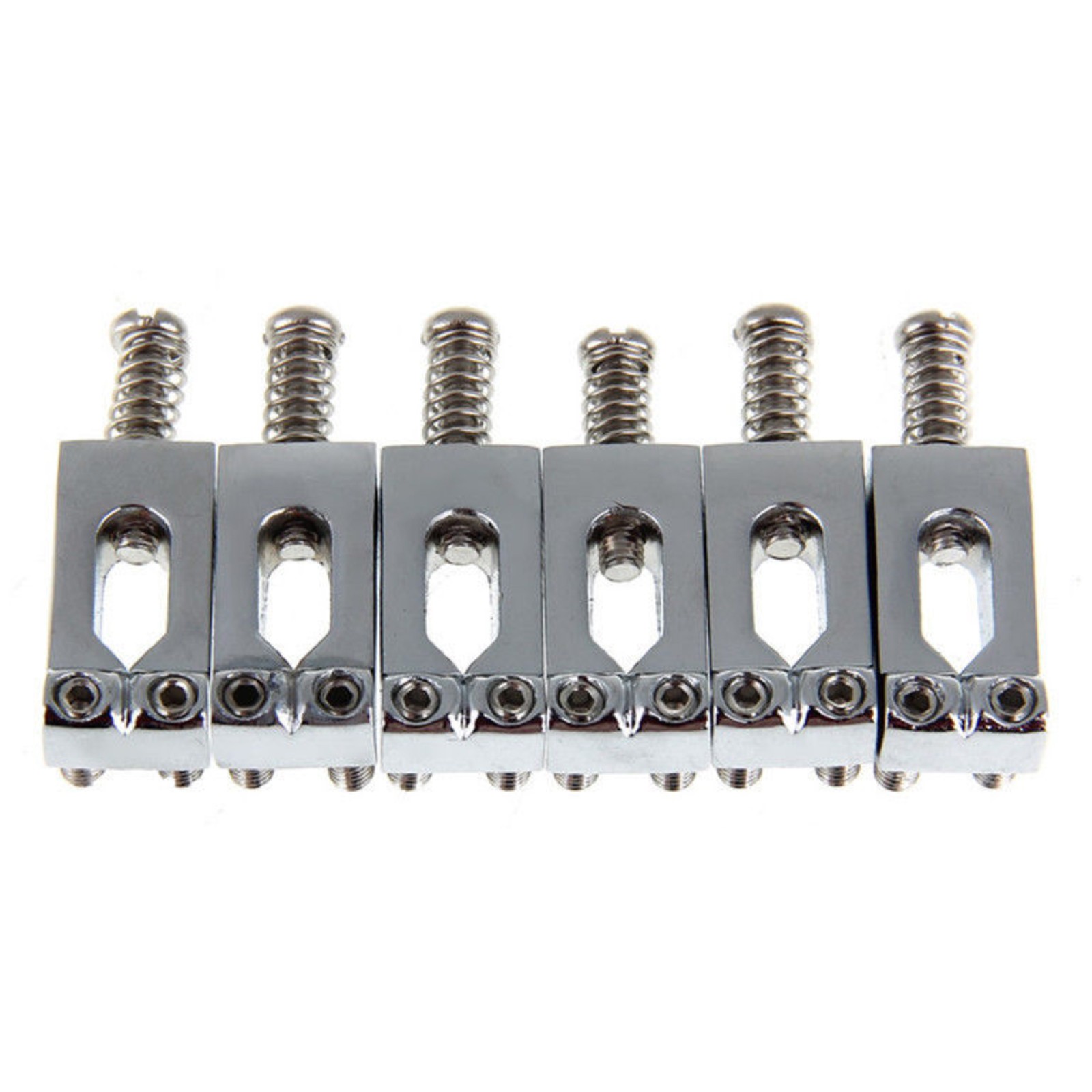 6 Pack Bridge Tremolo Saddles Wrench Parts For Fender Strat Tele Electric Guitar