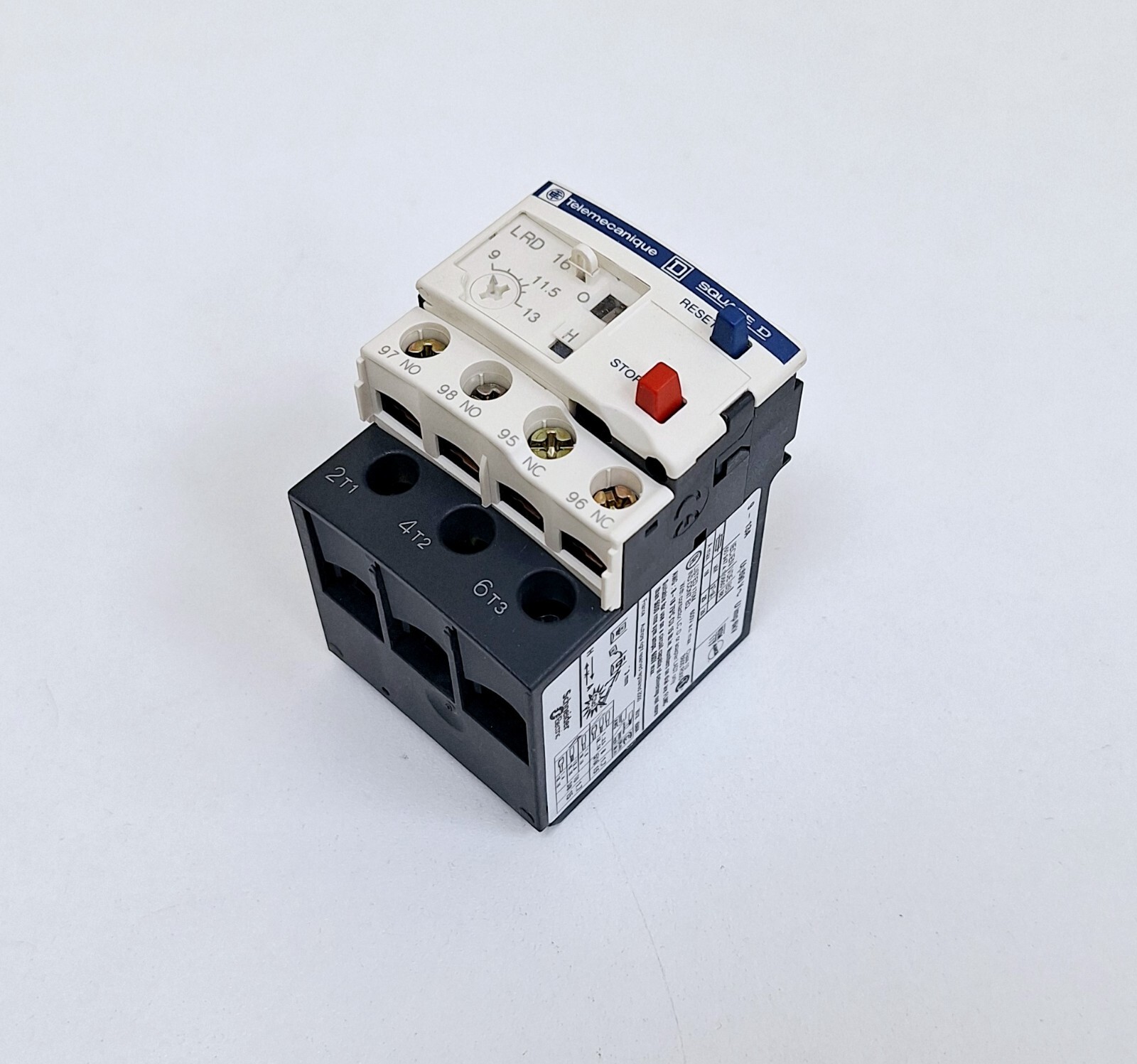 Telemecanique Square D LRD16 / 034682 Thermal Overload Relay 9-13A(Lot of 2 pcs)