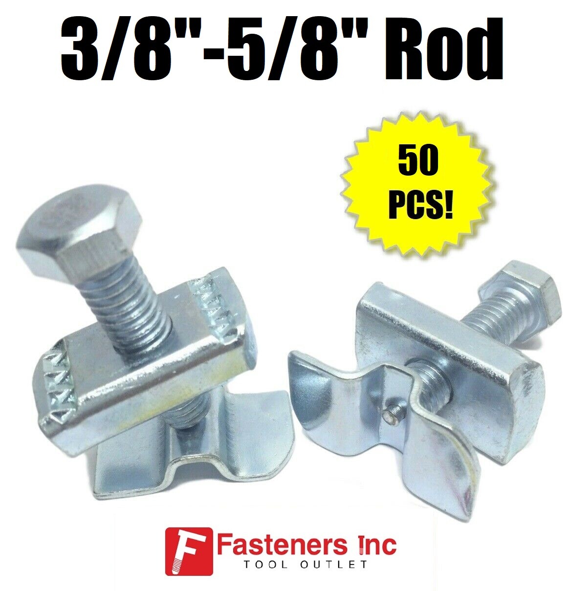 (Qty 50) Seismic Rod Stiffener Nuts for Unistrut Channel #4930 P2486 SC228