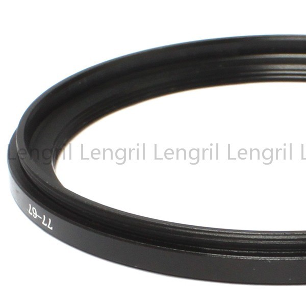 77mm to 67mm Step-Down Lens Filter Ring Adapter