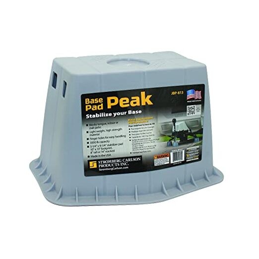 JBP-813.1 Base Pad Peak - Trailer Jack Block – RV Pads – Travel Trailer 1 Pack