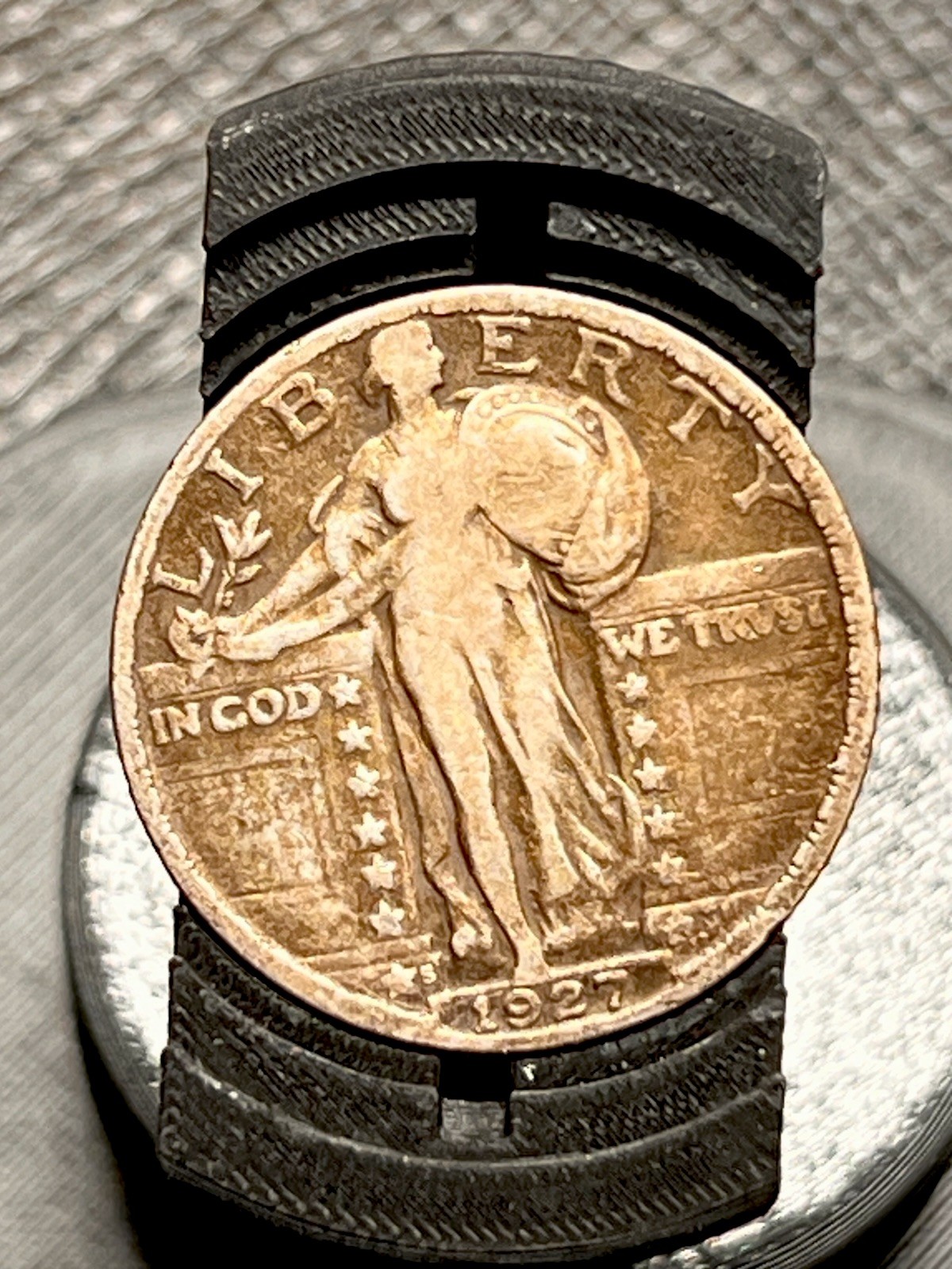 1927-S Standing Liberty Quarters ~ 90% Silver~ VG Key Date Toned!! #1453