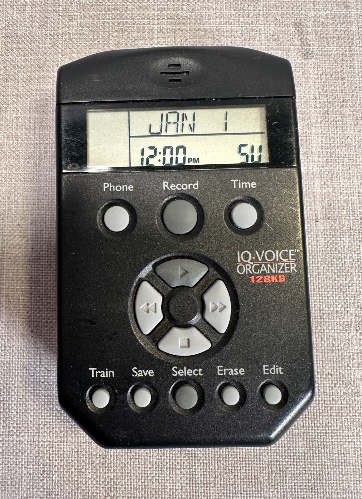 IQ Voice Organizer Model 5050 mini PDA, Memo Recorder, phone book.  WORKS!