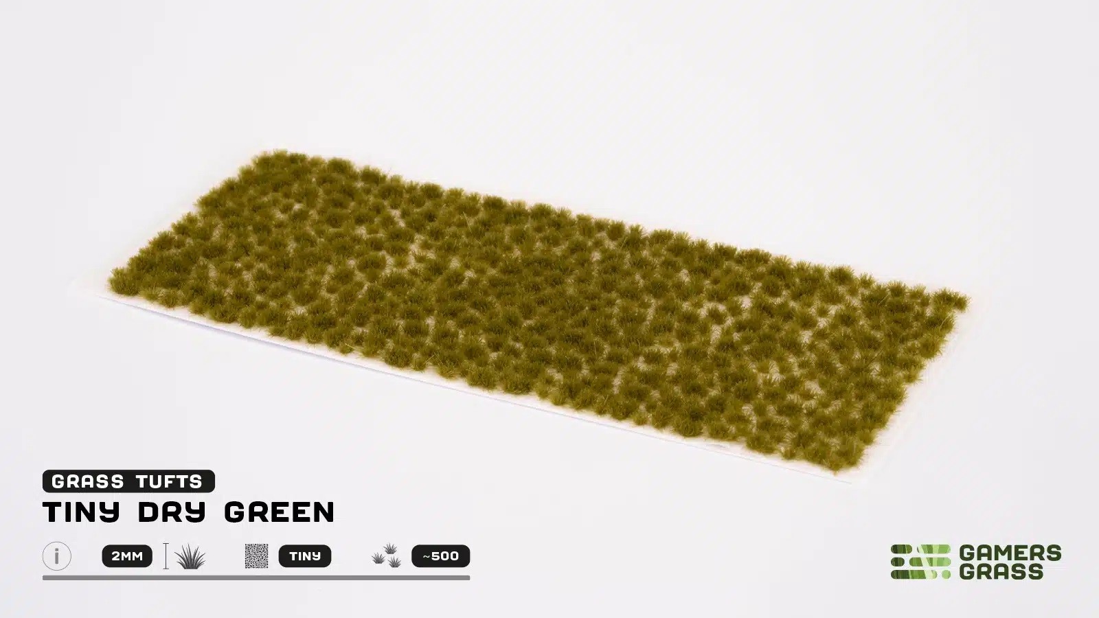 Gamers Grass: Tiny Tufts - Dry Green (2mm)